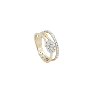 Golden Radiance Diamond Ring