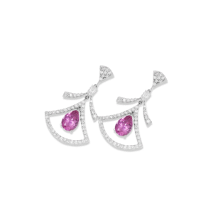 Ethereal Tourmaline Diamond drops - 18ct White Gold