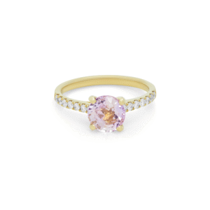 Golden Blush Morganite Ring