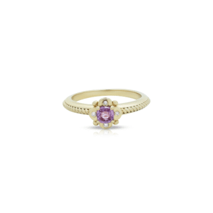 Pink Horizon Sapphire Ring