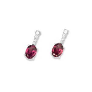 RubyLight Diamond Earrings - 18ct White Gold